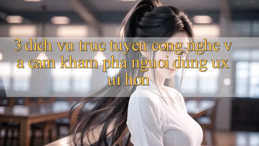 3. Dịch vụ trực tuyến công nghệ và Cảm khám phá người dùng (UX/UI) hơn