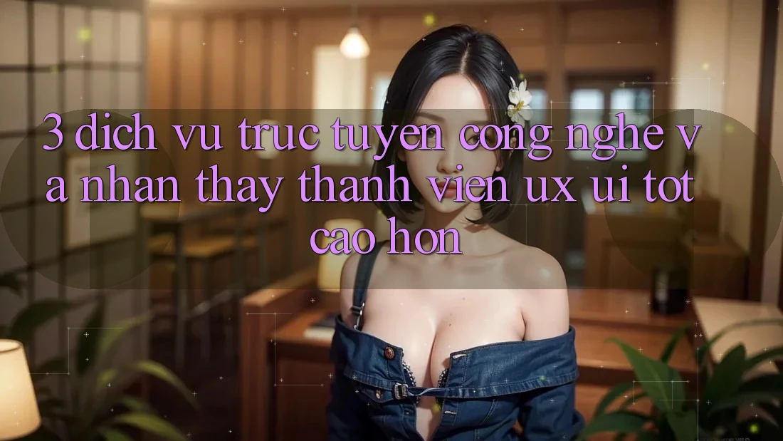 3. Dịch vụ trực tuyến công nghệ và Nhận thấy thành viên (UX/UI) tốt cao hơn