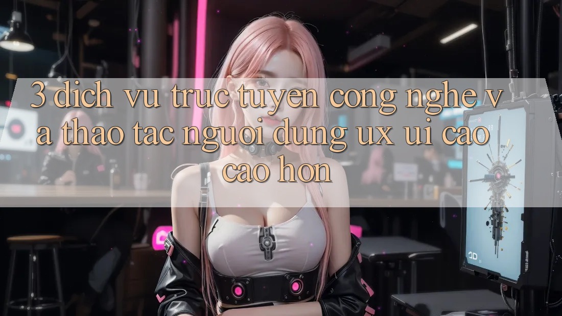 3. Dịch vụ trực tuyến công nghệ và Thao tác người dùng (UX/UI) cao cao hơn