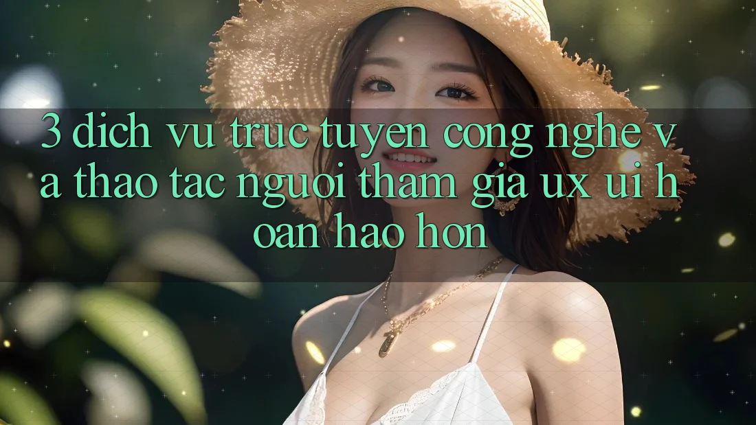 3. Dịch vụ trực tuyến công nghệ và Thao tác người tham gia (UX/UI) hoàn hảo hơn 3. Dịch vụ trực tuyến công nghệ và Thao tác người tham gia (UX/UI) hoàn hảo hơn