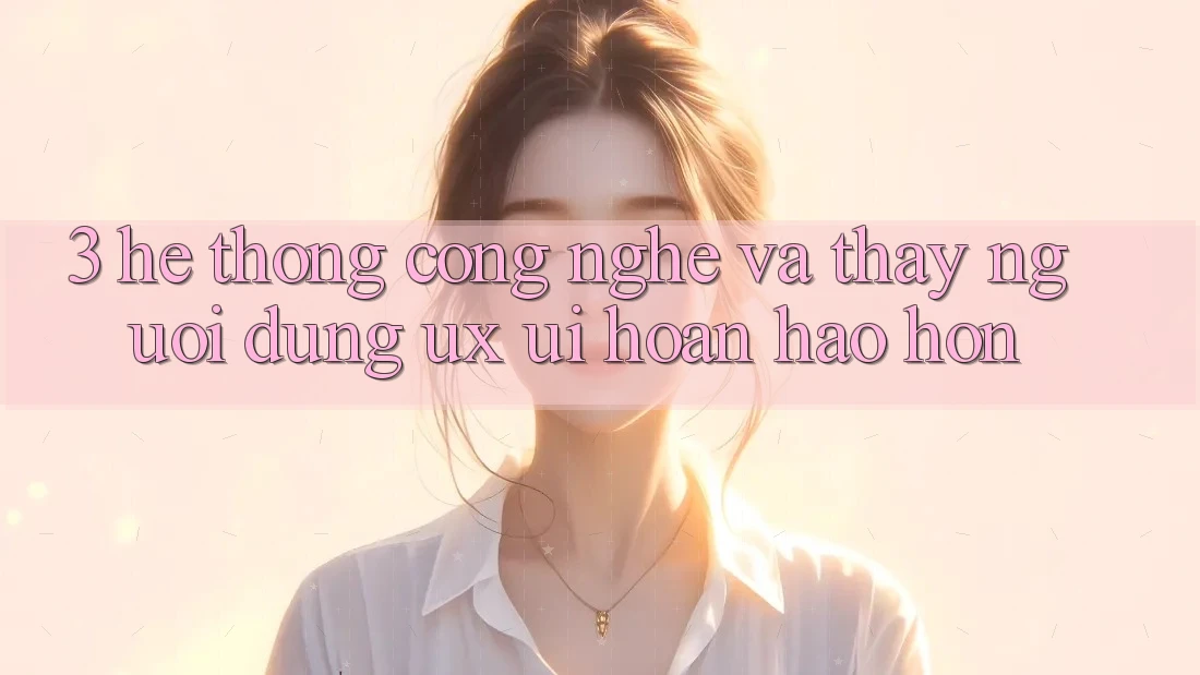 3. Hệ thống công nghệ và Thấy người dùng (UX/UI) hoàn hảo hơn