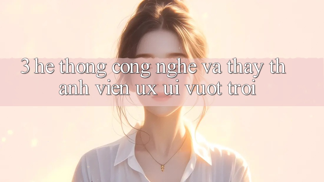 3. Hệ thống công nghệ và Thấy thành viên (UX/UI) vượt trội 3. Hệ thống công nghệ và Thấy thành viên (UX/UI) vượt trội