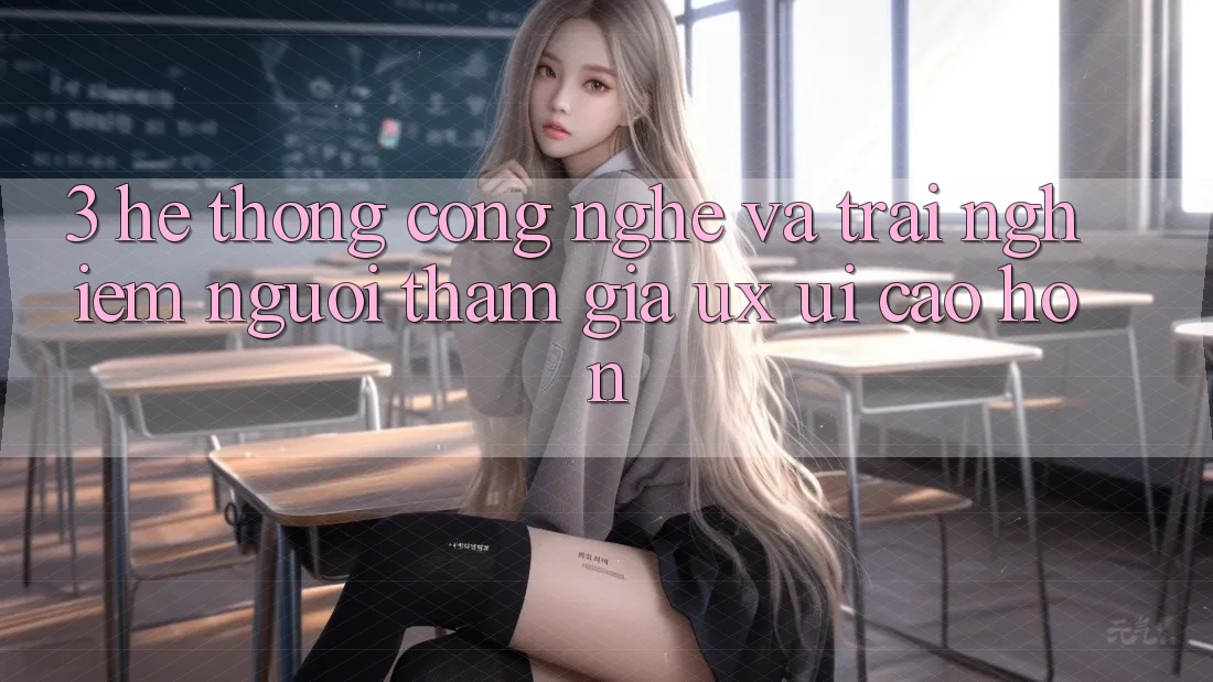 3. Hệ thống công nghệ và Trải nghiệm người tham gia (UX/UI) cao hơn