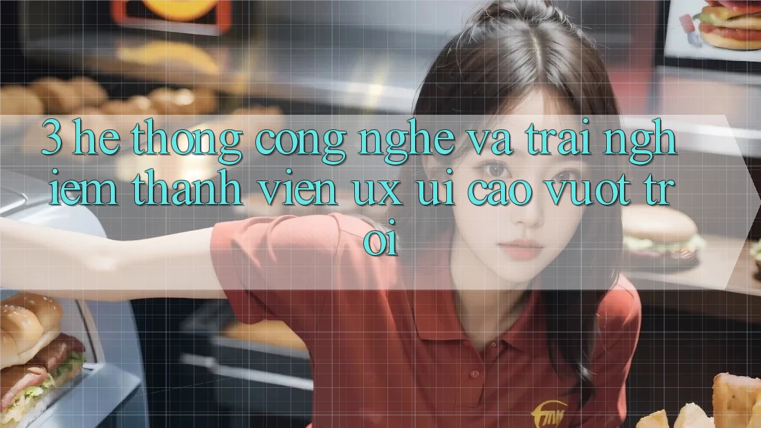 3. Hệ thống công nghệ và Trải nghiệm thành viên (UX/UI) cao vượt trội