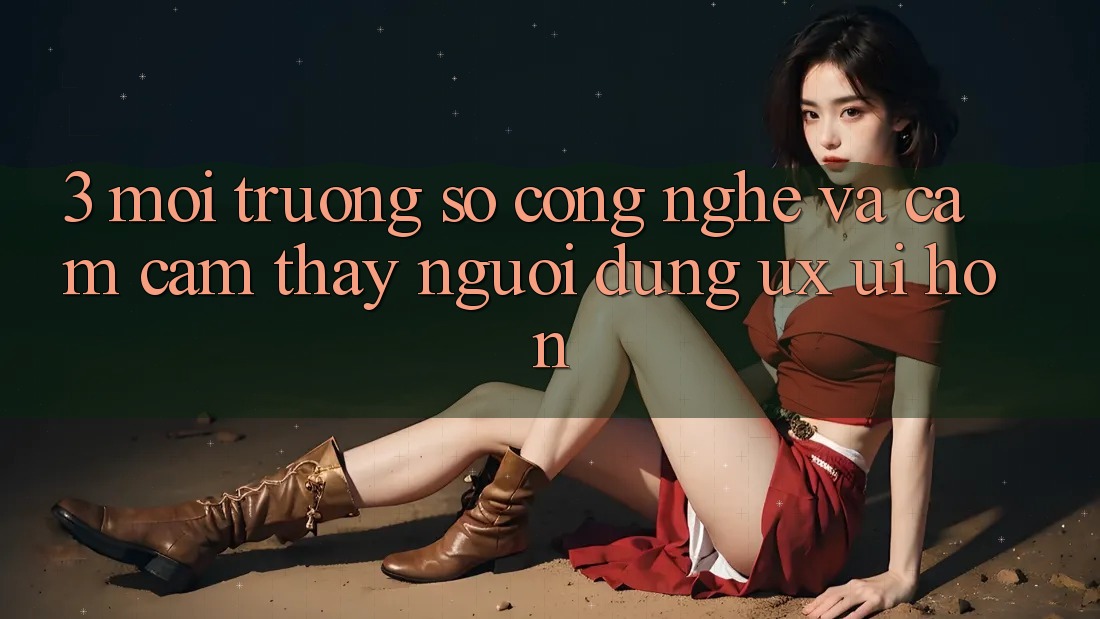 3. Môi trường số công nghệ và Cảm cảm thấy người dùng (UX/UI) hơn 3. Môi trường số công nghệ và Cảm cảm thấy người dùng (UX/UI) hơn