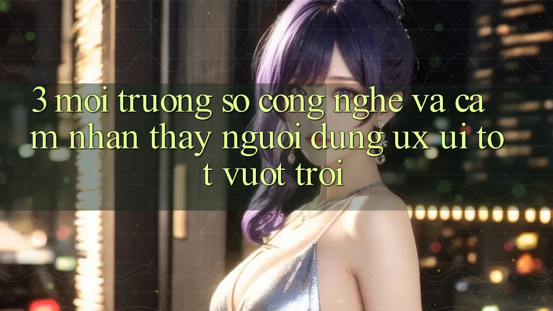 3. Môi trường số công nghệ và Cảm nhận thấy người dùng (UX/UI) tốt vượt trội 3. Môi trường số công nghệ và Cảm nhận thấy người dùng (UX/UI) tốt vượt trội