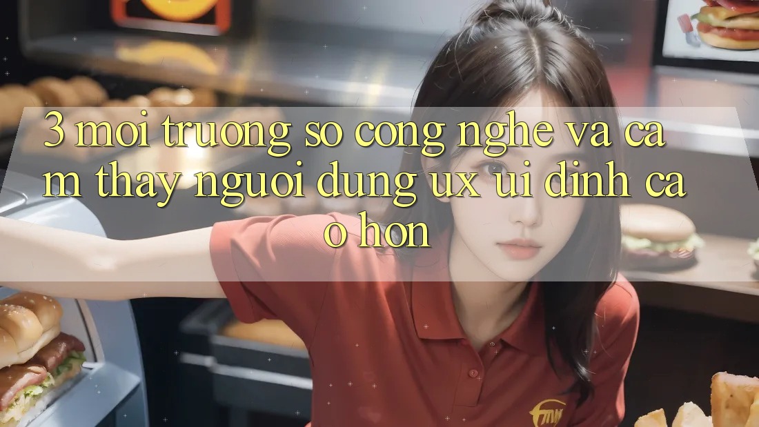 3. Môi trường số công nghệ và Cảm thấy người dùng (UX/UI) đỉnh cao hơn