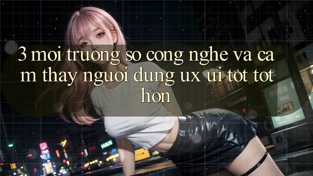 3. Môi trường số công nghệ và Cảm thấy người dùng (UX/UI) tốt tốt hơn