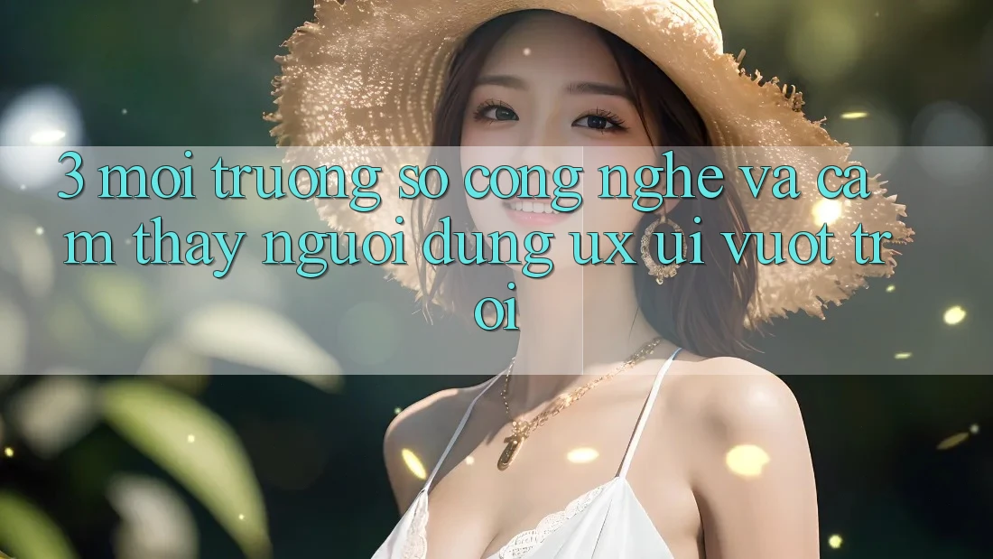 3. Môi trường số công nghệ và Cảm thấy người dùng (UX/UI) vượt trội 3. Môi trường số công nghệ và Cảm thấy người dùng (UX/UI) vượt trội