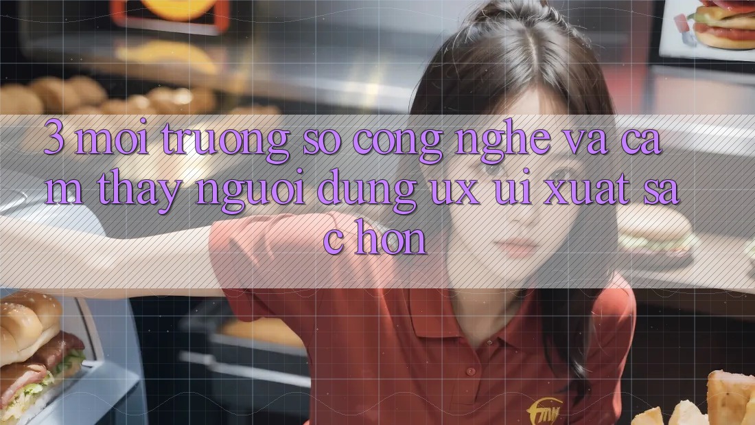 3. Môi trường số công nghệ và Cảm thấy người dùng (UX/UI) xuất sắc hơn