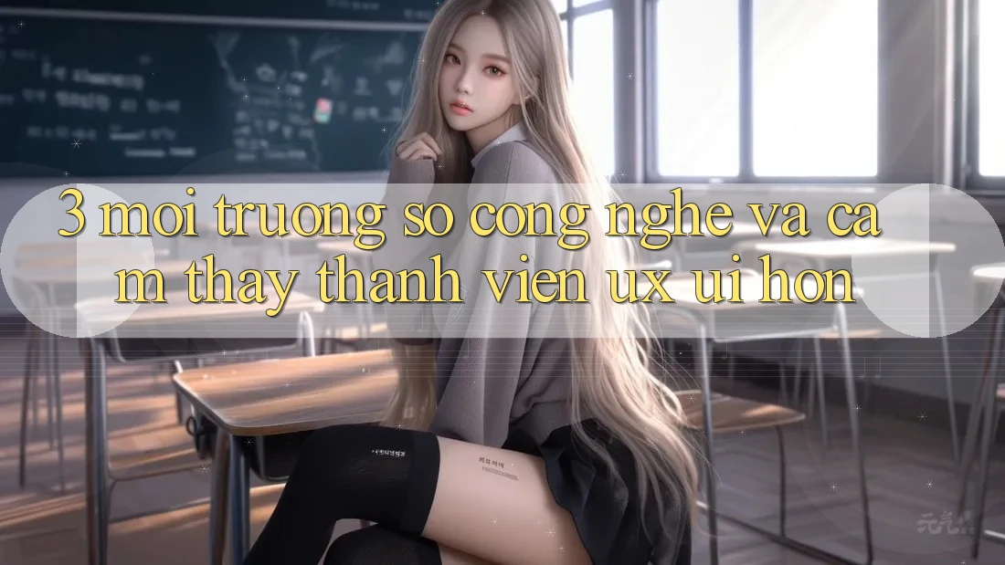 3. Môi trường số công nghệ và Cảm thấy thành viên (UX/UI) hơn 3. Môi trường số công nghệ và Cảm thấy thành viên (UX/UI) hơn