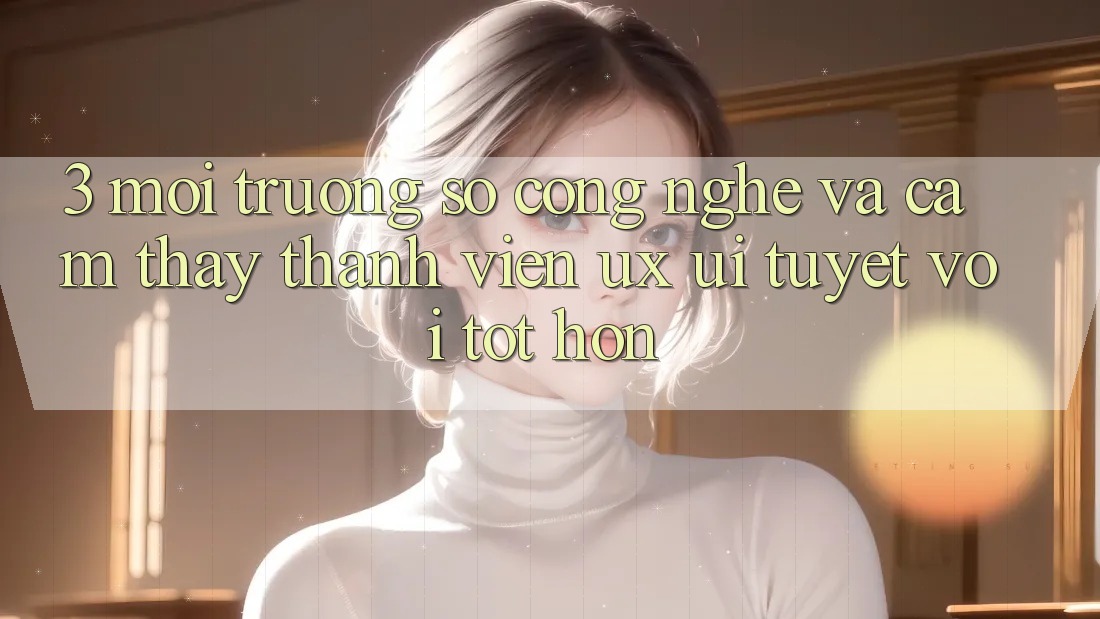 3. Môi trường số công nghệ và Cảm thấy thành viên (UX/UI) tuyệt vời tốt hơn