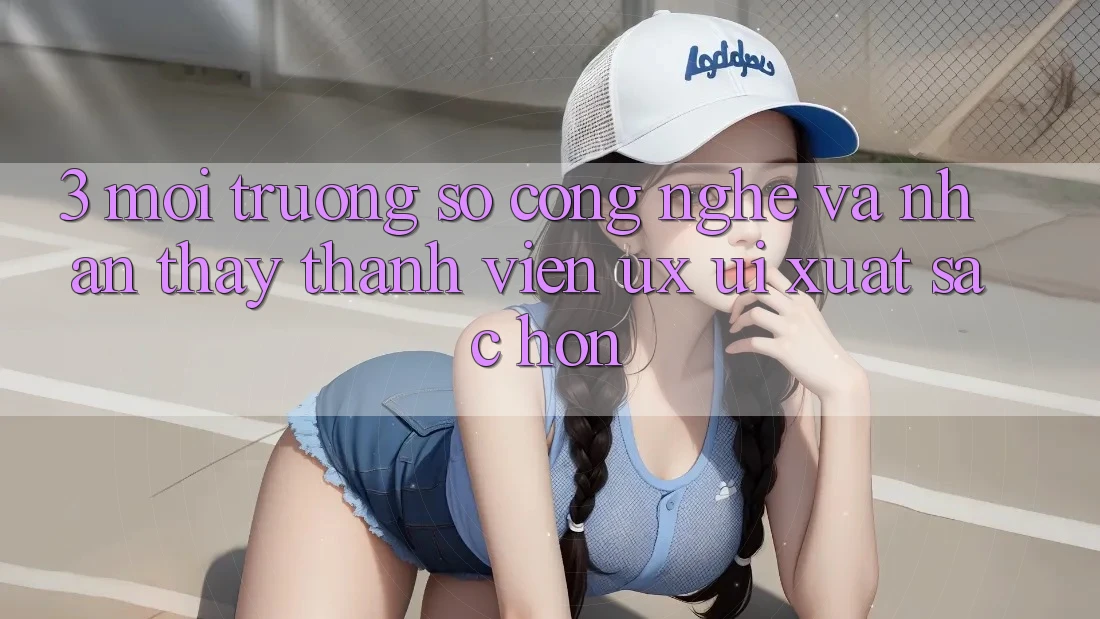 3. Môi trường số công nghệ và Nhận thấy thành viên (UX/UI) xuất sắc hơn