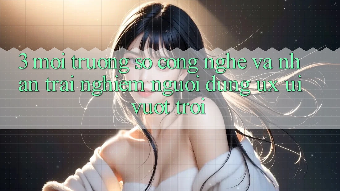 3. Môi trường số công nghệ và Nhận trải nghiệm người dùng (UX/UI) vượt trội