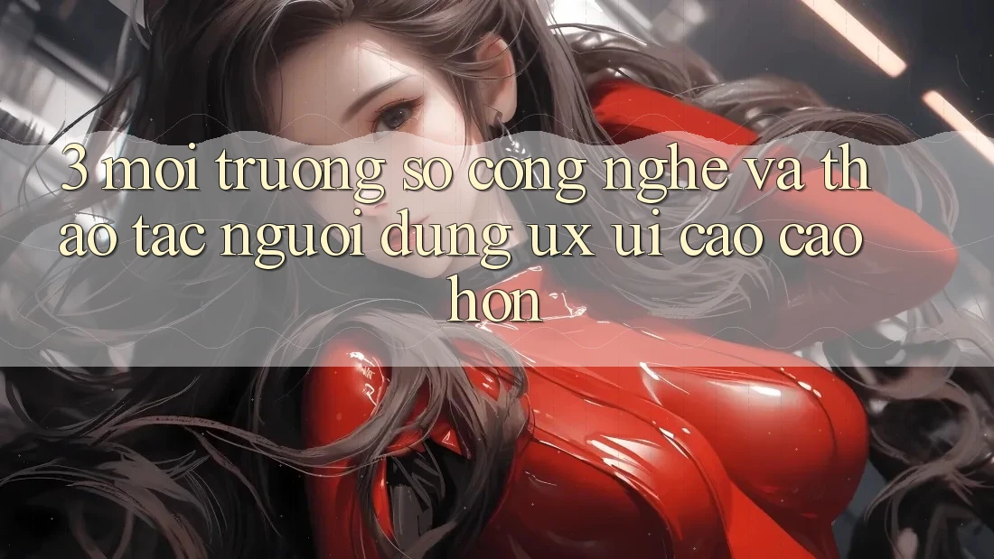 3. Môi trường số công nghệ và Thao tác người dùng (UX/UI) cao cao hơn