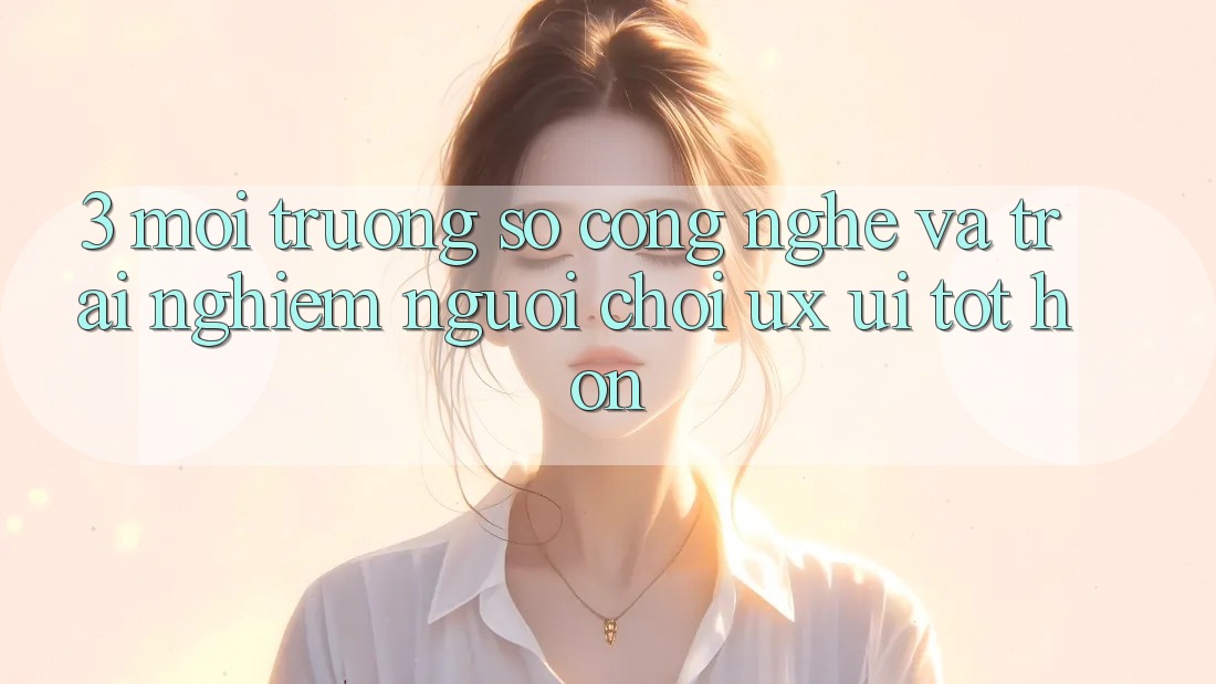3. Môi trường số công nghệ và Trải nghiệm người chơi (UX/UI) tốt hơn 3. Môi trường số công nghệ và Trải nghiệm người chơi (UX/UI) tốt hơn