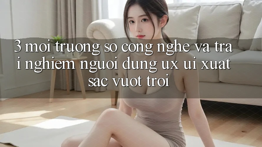3. Môi trường số công nghệ và Trải nghiệm người dùng (UX/UI) xuất sắc vượt trội 3. Môi trường số công nghệ và Trải nghiệm người dùng (UX/UI) xuất sắc vượt trội