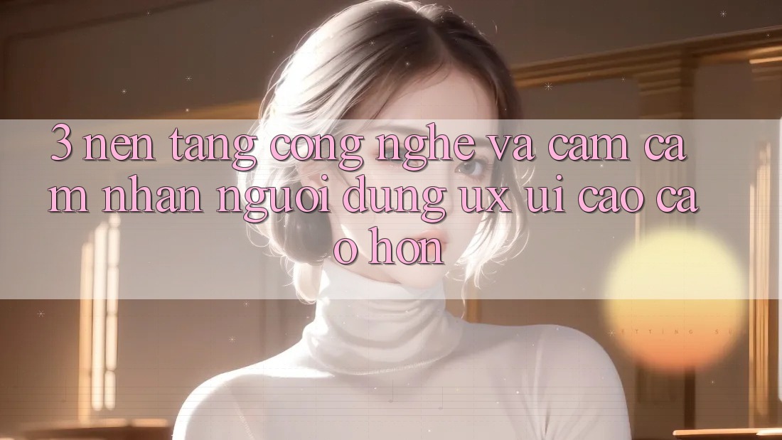 3. Nền tảng công nghệ và Cảm cảm nhận người dùng (UX/UI) cao cao hơn