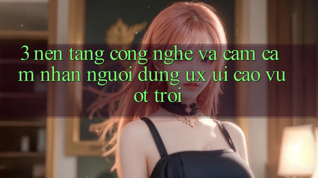 3. Nền tảng công nghệ và Cảm cảm nhận người dùng (UX/UI) cao vượt trội 3. Nền tảng công nghệ và Cảm cảm nhận người dùng (UX/UI) cao vượt trội