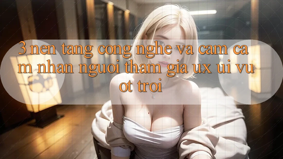 3. Nền tảng công nghệ và Cảm cảm nhận người tham gia (UX/UI) vượt trội