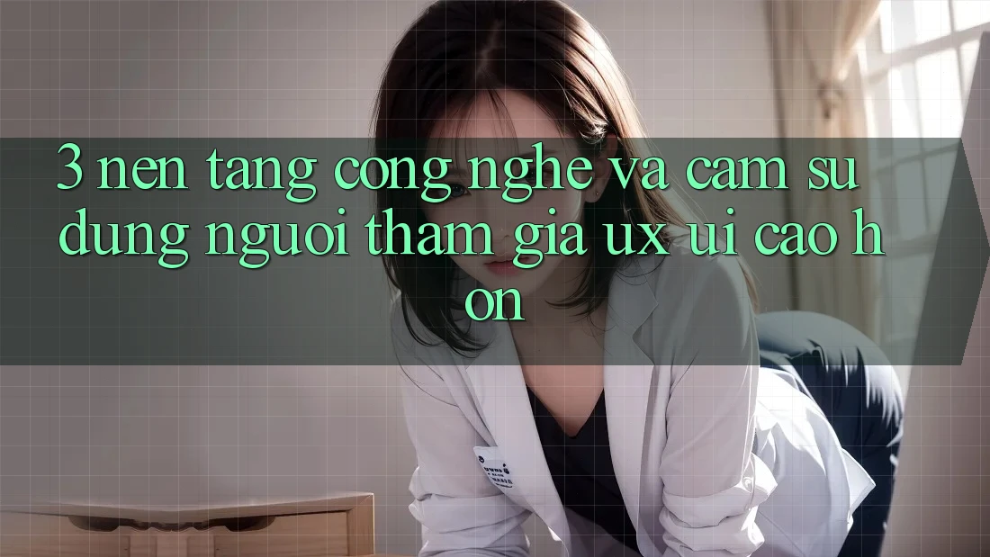 3. Nền tảng công nghệ và Cảm sử dụng người tham gia (UX/UI) cao hơn