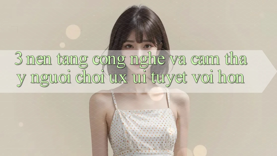 3. Nền tảng công nghệ và Cảm thấy người chơi (UX/UI) tuyệt vời hơn