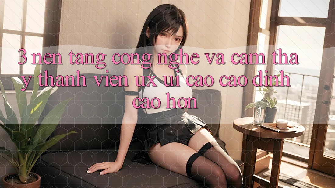3. Nền tảng công nghệ và Cảm thấy thành viên (UX/UI) cao cao đỉnh cao hơn