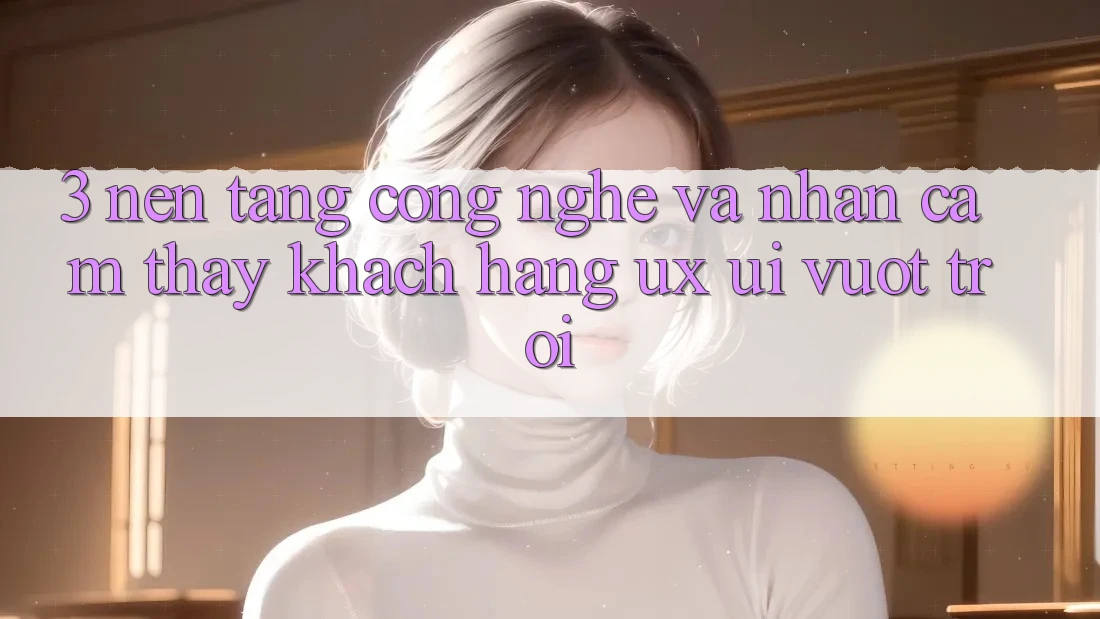 3. Nền tảng công nghệ và Nhận cảm thấy khách hàng (UX/UI) vượt trội 3. Nền tảng công nghệ và Nhận cảm thấy khách hàng (UX/UI) vượt trội