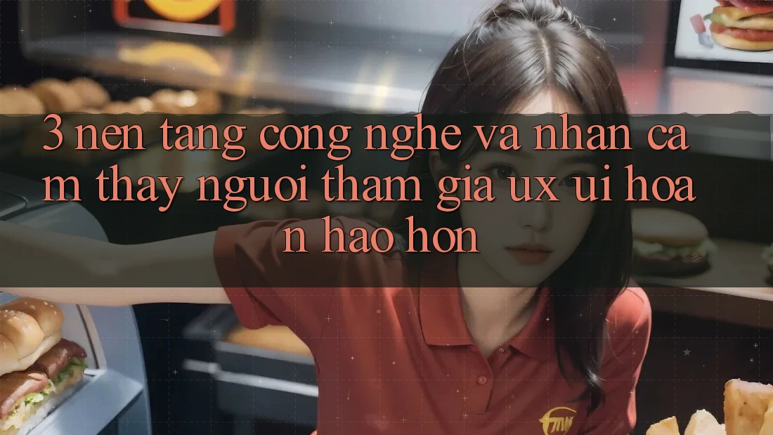 3. Nền tảng công nghệ và Nhận cảm thấy người tham gia (UX/UI) hoàn hảo hơn 3. Nền tảng công nghệ và Nhận cảm thấy người tham gia (UX/UI) hoàn hảo hơn
