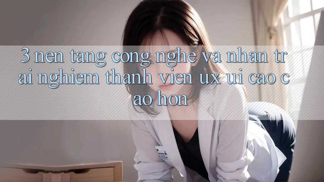 3. Nền tảng công nghệ và Nhận trải nghiệm thành viên (UX/UI) cao cao hơn
