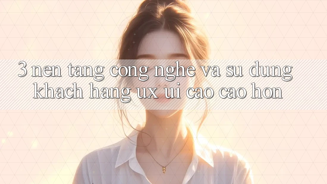 3. Nền tảng công nghệ và Sử dụng khách hàng (UX/UI) cao cao hơn