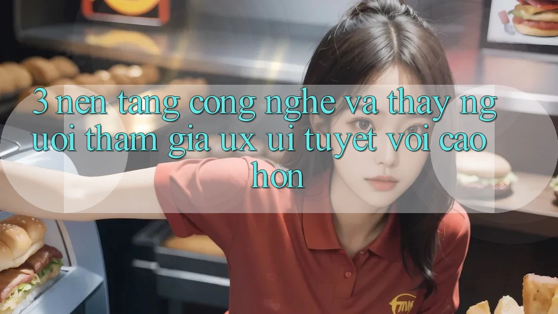 3. Nền tảng công nghệ và Thấy người tham gia (UX/UI) tuyệt vời cao hơn 3. Nền tảng công nghệ và Thấy người tham gia (UX/UI) tuyệt vời cao hơn