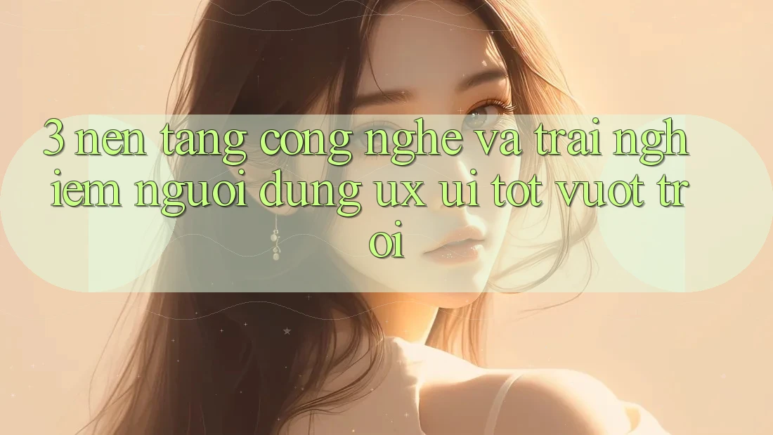 3. Nền tảng công nghệ và Trải nghiệm người dùng (UX/UI) tốt vượt trội