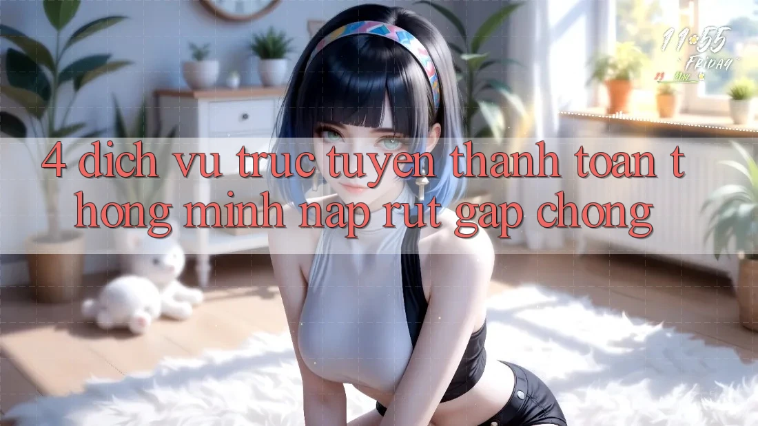 4. Dịch vụ trực tuyến thanh toán thông minh, nạp rút gấp chóng