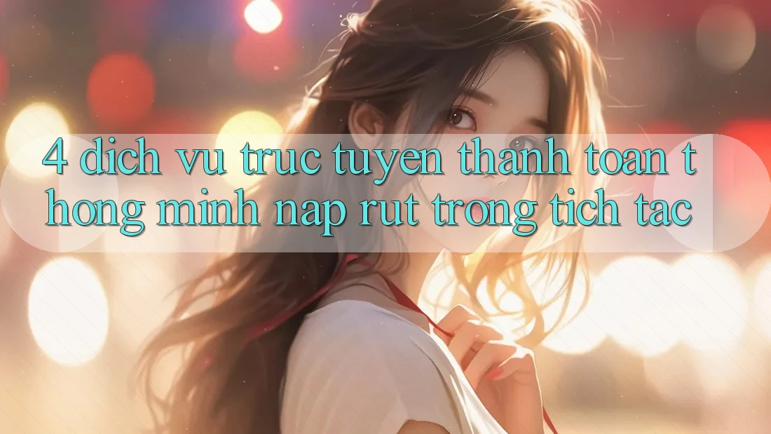 4. Dịch vụ trực tuyến thanh toán thông minh, nạp rút trong tích tắc