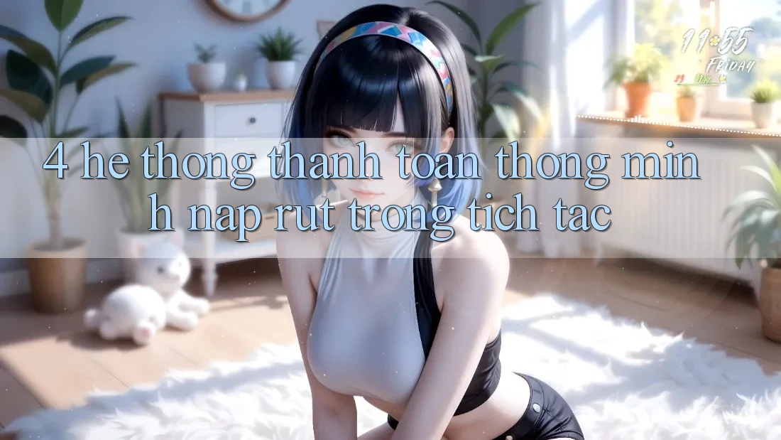 4. Hệ thống thanh toán thông minh, nạp rút trong tích tắc