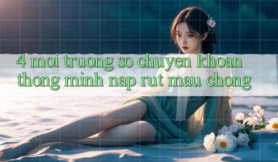 4. Môi trường số chuyển khoản thông minh, nạp rút mau chóng