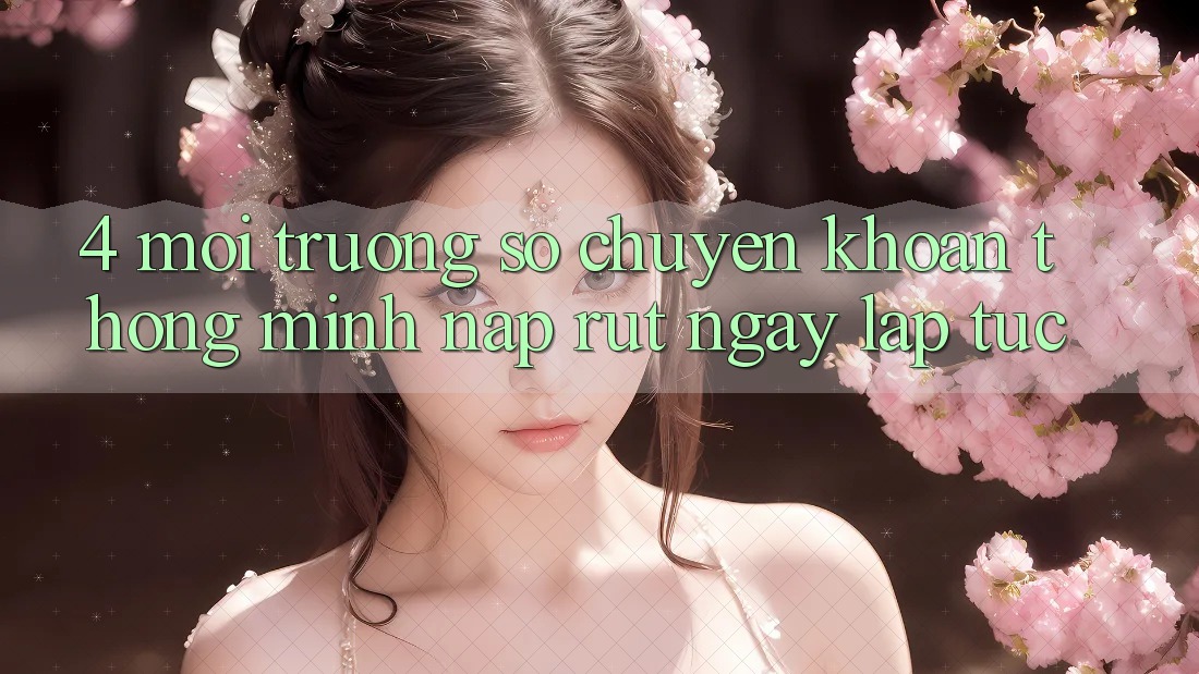 4. Môi trường số chuyển khoản thông minh, nạp rút ngay lập tức 4. Môi trường số chuyển khoản thông minh, nạp rút ngay lập tức