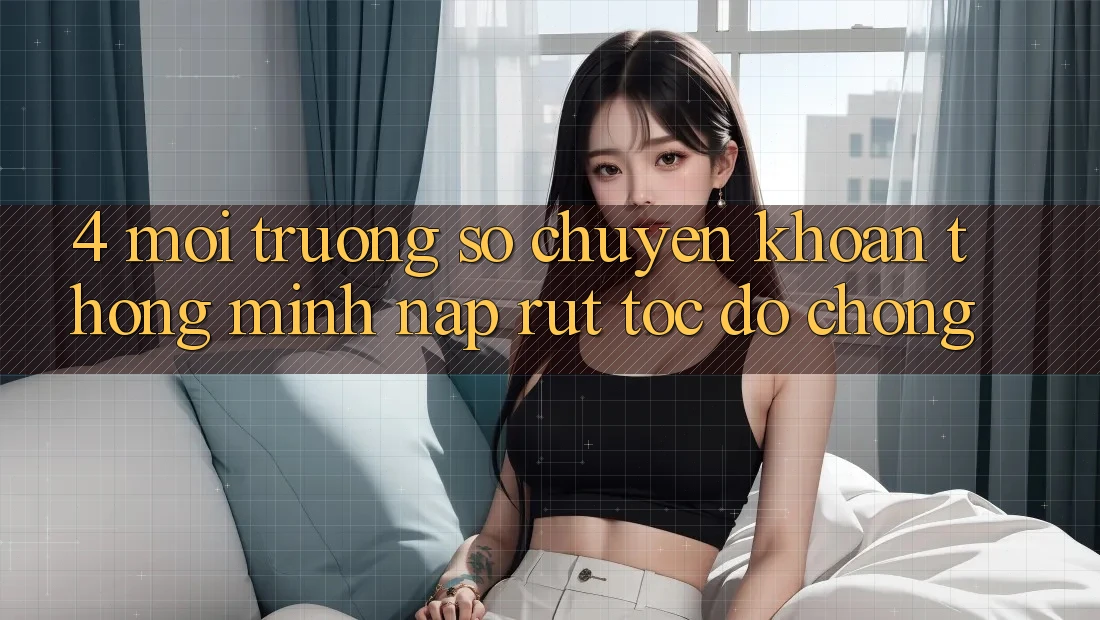 4. Môi trường số chuyển khoản thông minh, nạp rút tốc độ chóng
