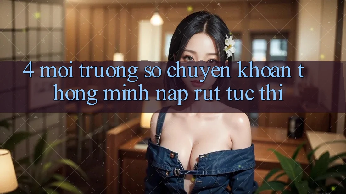 4. Môi trường số chuyển khoản thông minh, nạp rút tức thì 4. Môi trường số chuyển khoản thông minh, nạp rút tức thì