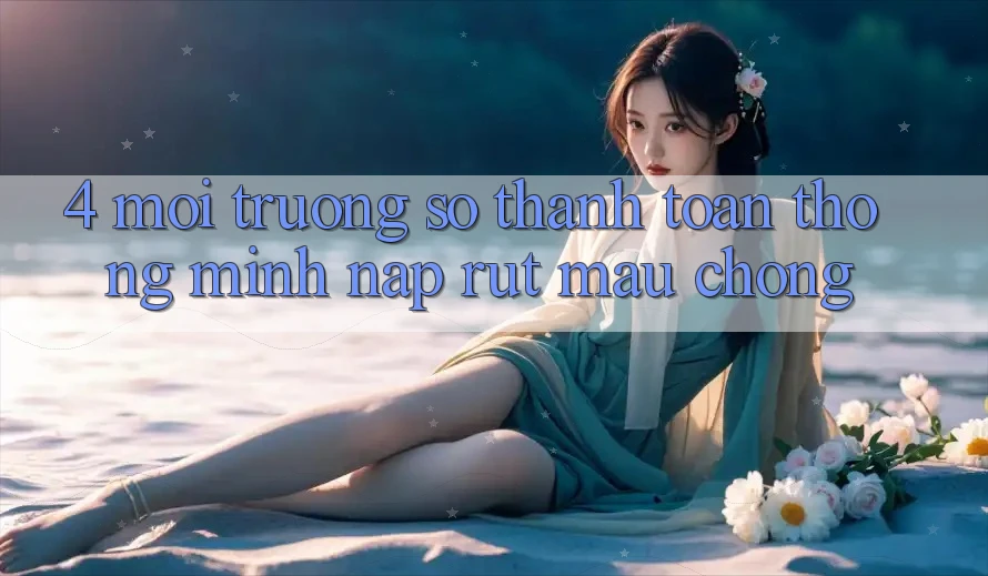 4. Môi trường số thanh toán thông minh, nạp rút mau chóng 4. Môi trường số thanh toán thông minh, nạp rút mau chóng