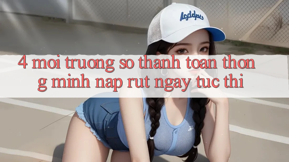 4. Môi trường số thanh toán thông minh, nạp rút ngay tức thì