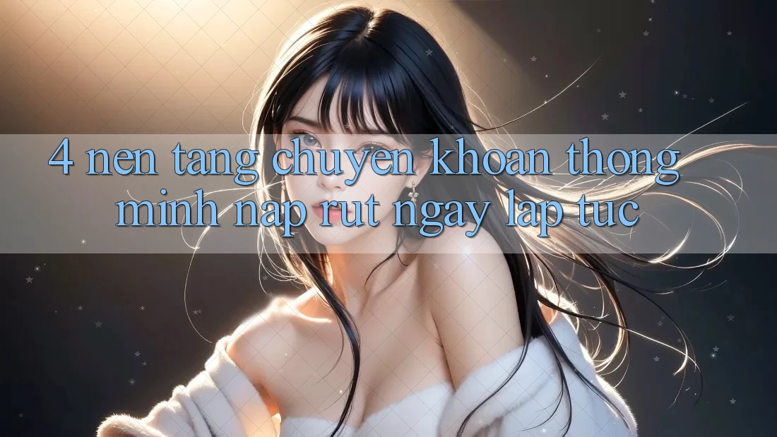 4. Nền tảng chuyển khoản thông minh, nạp rút ngay lập tức