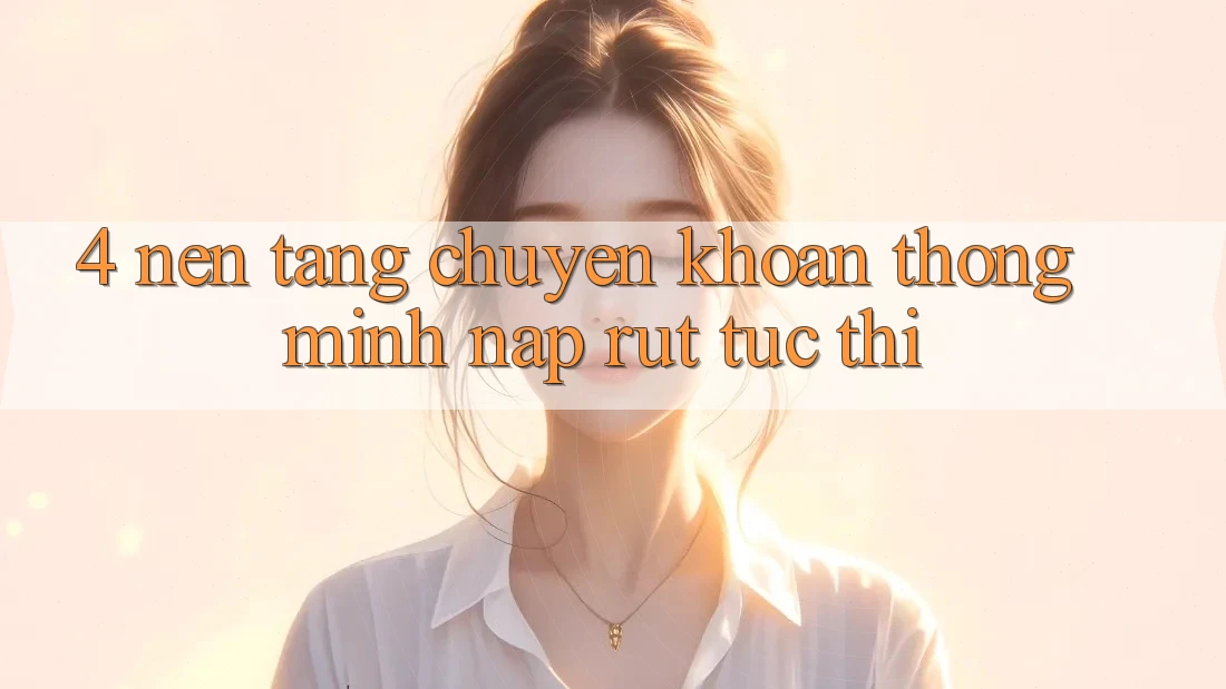 4. Nền tảng chuyển khoản thông minh, nạp rút tức thì 4. Nền tảng chuyển khoản thông minh, nạp rút tức thì