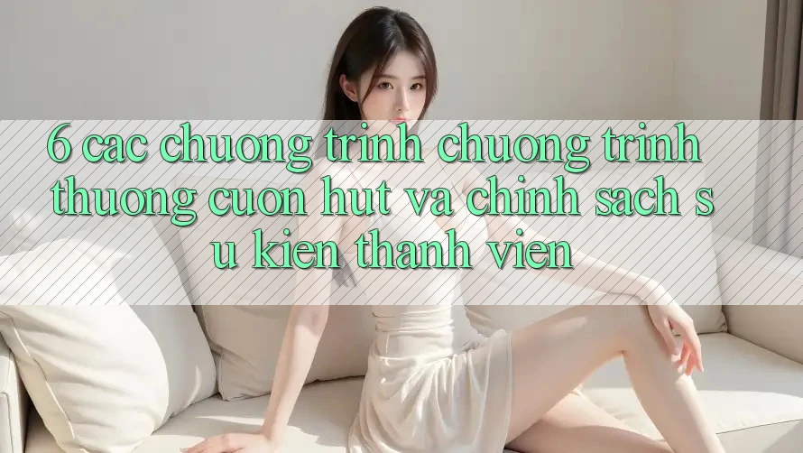 6. Các chương trình chương trình thưởng cuốn hút và chính sách sự kiện thành viên