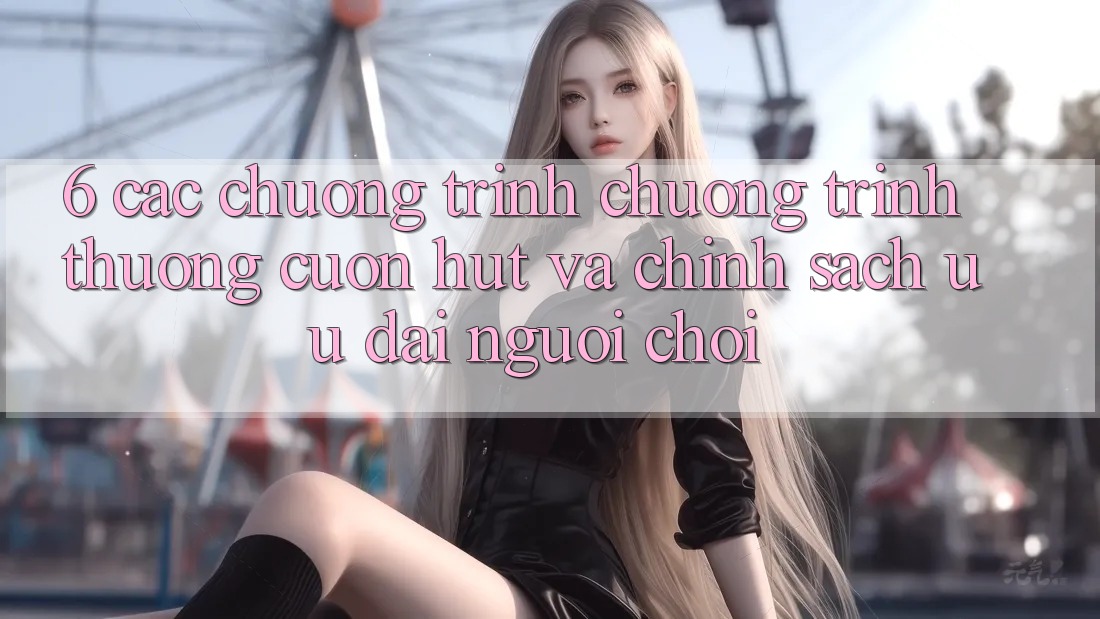6. Các chương trình chương trình thưởng cuốn hút và chính sách ưu đãi người chơi