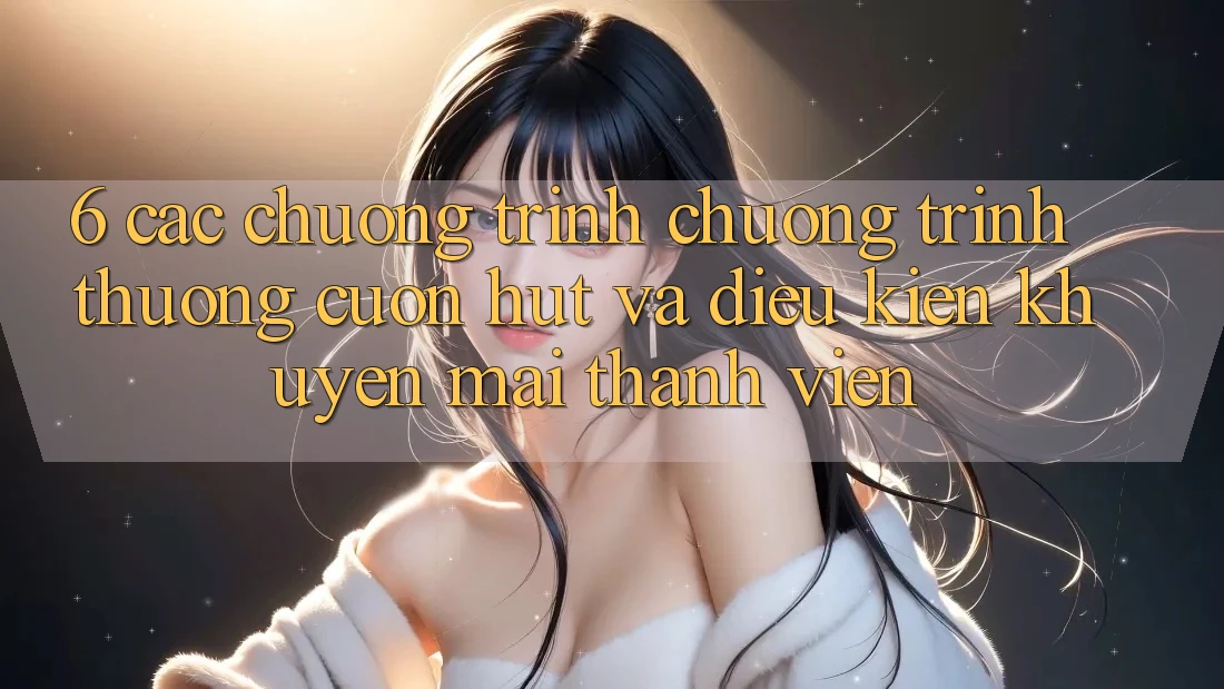 6. Các chương trình chương trình thưởng cuốn hút và điều kiện khuyến mãi thành viên 6. Các chương trình chương trình thưởng cuốn hút và điều kiện khuyến mãi thành viên