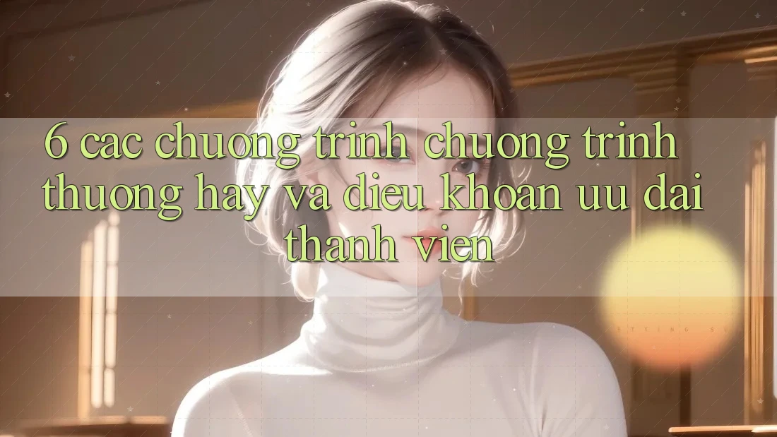 6. Các chương trình chương trình thưởng hay và điều khoản ưu đãi thành viên
