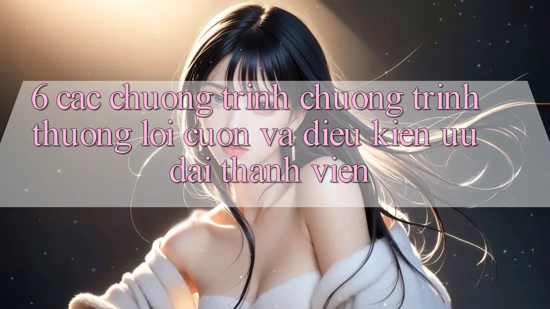 6. Các chương trình chương trình thưởng lôi cuốn và điều kiện ưu đãi thành viên 6. Các chương trình chương trình thưởng lôi cuốn và điều kiện ưu đãi thành viên
