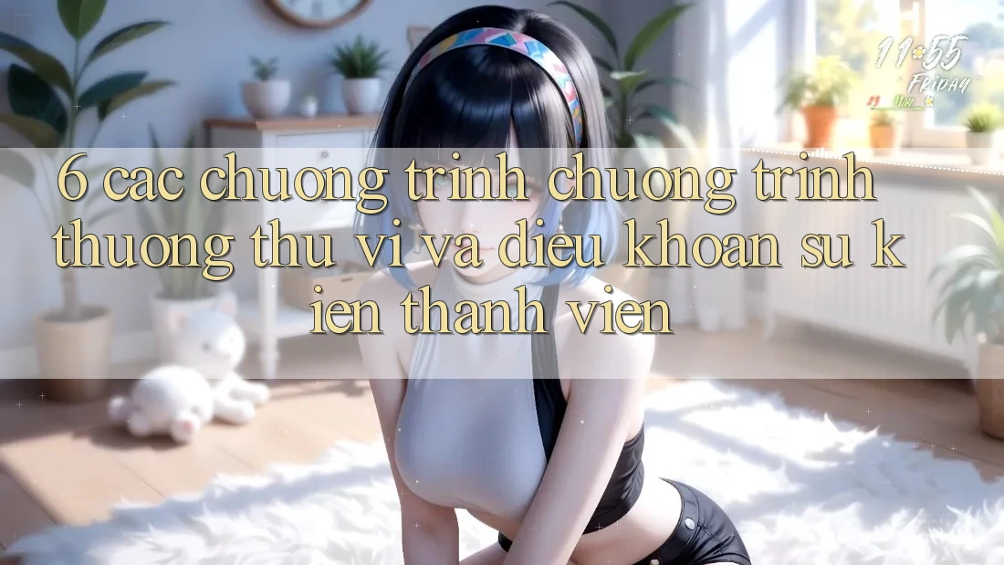 6. Các chương trình chương trình thưởng thú vị và điều khoản sự kiện thành viên 6. Các chương trình chương trình thưởng thú vị và điều khoản sự kiện thành viên